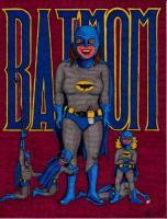 Batmom - Sharpiebic Markers Drawings - By Mk Flood, Sharpiebic Art Drawing Artist