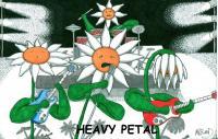 Heavy Petal - Sharpiebic Markers Drawings - By Mk Flood, Sharpiebic Art Drawing Artist