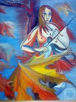 Fantasy - Autumn Melody - Oil On Canvas