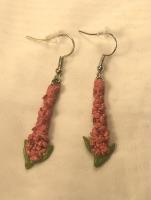 Earrings - Fireweed - Polymer Clay