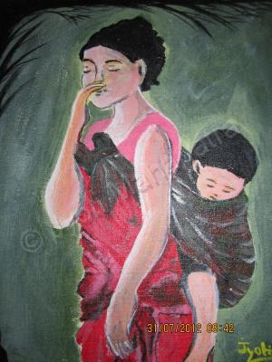 Acrylic On Canvas - Poor - Acrylic