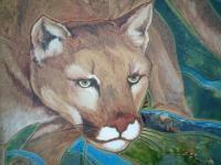 Mountain Lion - Stoneware Other - By Theodora Kurkchiev, Realism Other Artist