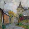 Virmenska Vulitsya In Kamyanets-Podilskiy - Oil On Canvas Paintings - By Yuri Yudaev, Impressionism Painting Artist