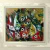 Fish - Oil On Canvas Paintings - By Miha Miha, Abstract Painting Artist