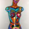 Pandora - Mixed Media Sculpture Sculptures - By Jillian Bernstein, Avant Garde Sculpture Artist