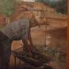 Grandfather - Acrylic Paintings - By Ignacio Medina, Portrait Scenic Painting Artist