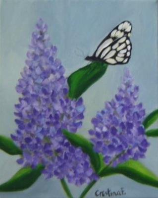 Flowers - Lilac - Acrylic