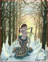 Sallow Winter - Prismacolor Pencils Other - By Morgan Crone, Fantasy Other Artist