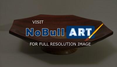 Bowls - Bloodwood Bowl With Pedestal - Wood