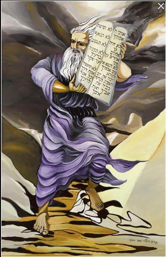 Biblical Art Art - Moses - Oil On Canvas