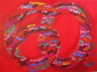 The 60S Remembered - Ink Marker On Cardboard Drawings - By Steve Boisvert, Pop Art Drawing Artist