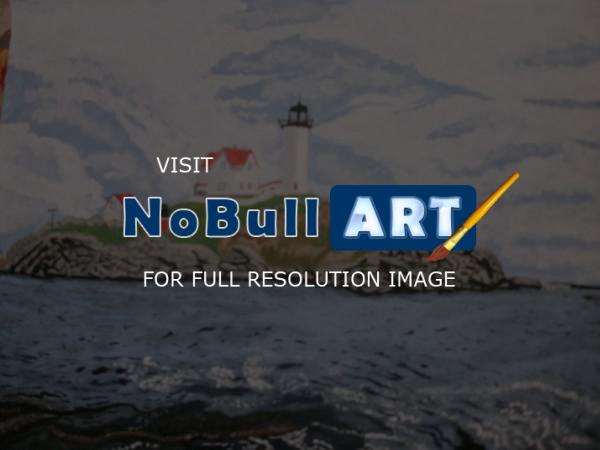 My Art - A Maine Lighthouse - Acrylic