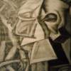 No More Treats - Charcoal And Pencil Of Paper Drawings - By Bill Chiechi, Abstract Drawing Artist