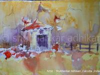 In  Search - Watercolour Paintings - By Shubhankar Adhikari, Spiritual Painting Painting Artist
