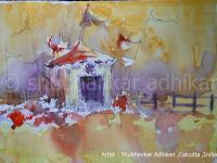 In  Search - Watercolour Paintings - By Shubhankar Adhikari, Spiritual Painting Painting Artist