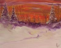 Impressionism - Nevando - Oil On Canvas