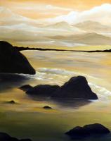 Sheryl Abid - Ocean Sunset - Acrylic