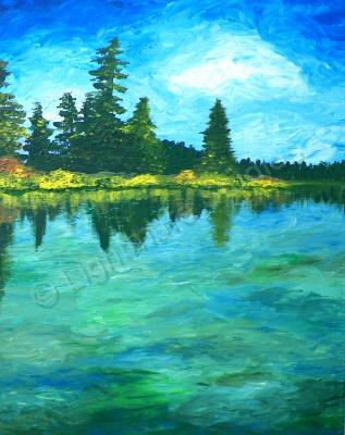 Sheryl Abid - Serenity - Acrylic