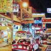 Bright Lights Kowloon - Oil On Canvas Paintings - By Julia Patience, Realism Painting Artist