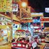 Bright Lights Kowloon - Oil On Canvas Paintings - By Julia Patience, Realism Painting Artist