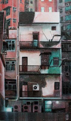 Cityscapes - Urban Decay - Watercolour And Ink