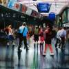 Manchester Picadilly Train Station - Water Colour Paintings - By Joseph Broderick, Impressionistic Painting Artist