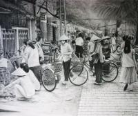 Hanoi Wetmarket - Pencil Drawings - By Fred Hebing, Realism Drawing Artist