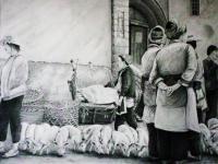 Xiaping Market Yunnan China - Pencil Drawings - By Fred Hebing, Realism Drawing Artist