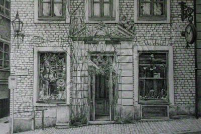 Scandinavian Light - Stockholm Old Center - Pencil