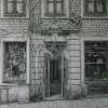 Stockholm Old Center - Pencil Drawings - By Fred Hebing, Realism Drawing Artist