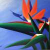 Bird Of Paradise - Acrylic Paintings - By Rob Bell, Realism Painting Artist