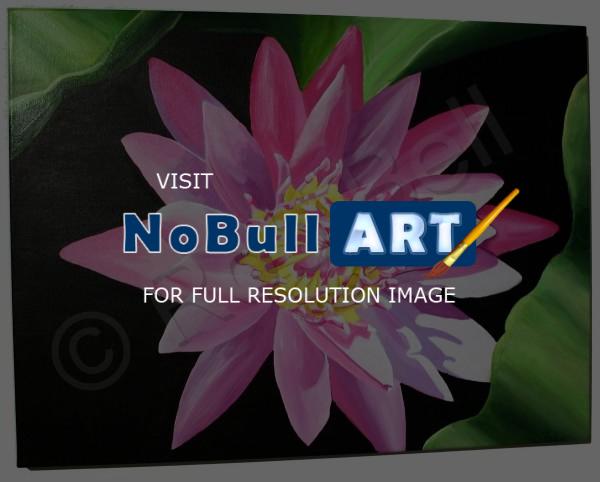 Paintings - Large Flower - Acrylic