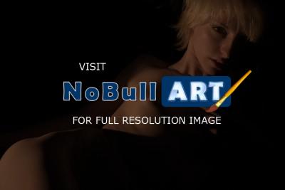Strange Nudes - Vanessa With Cigarette - Fine Art Print