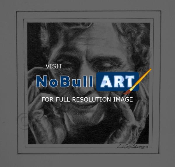 Pencil Drawing - Pencil Rendering Study Of The Face Of Helen Keller - Pencil