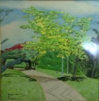 Landscape - Dipinggir Sg Kinta - Acrylic