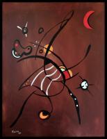 Pops Art - Copper Eclipse - Acrylic On Canvas