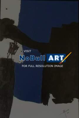 Abstract 2 - Blue Royal - Acrylic On Canvas