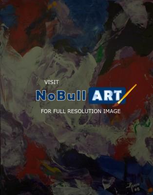 Pops Art 4 - Cardinal Cream - Acrylic On Canvas