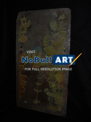 Slate - Yellow Perch - Acrylic Painting