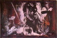 Nin - Acrylic Painting Paintings - By Travis Mullins, Abstract Painting Artist