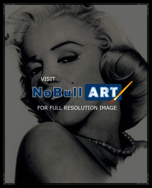 Pencil Drawings Of Famous Peop - Marilyn Monroe Pencil Drawing - Pencil  Paper