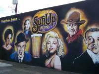 Sun Up Brewery Mural - Acrylic Other - By Greg Bucher, Portraitsrealistic Other Artist