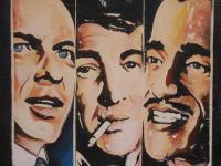 Rat Pack - Acrylic Paintings - By Greg Bucher, Portraitsrealistic Painting Artist