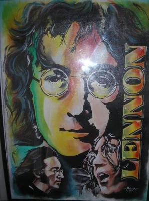 Portrait - Lennon - Acrylic