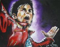 Jackson - Acrylic Paintings - By Greg Bucher, Portraitsrealistic Painting Artist