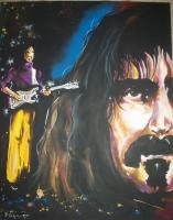 Zappa - Acrylic Paintings - By Greg Bucher, Portraitsrealistic Painting Artist