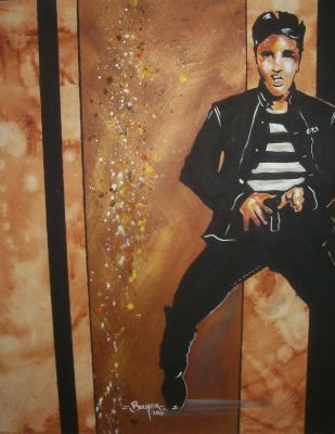 Portrait - Jailhouse Rock - Acrylic