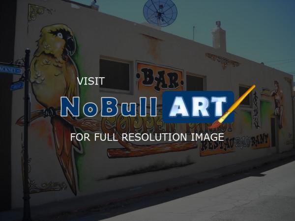 Mural - Mural Copper Parrot - Acrylic