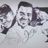 Frank Thomas - Pen And Ink Drawings - By Greg Bucher, Portraitsrealistic Drawing Artist