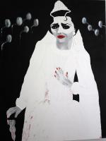 Lucia Di Lammermoor - Acrylic On Canvas Paintings - By Martin Dzhachkov, Semi Raliste Painting Artist